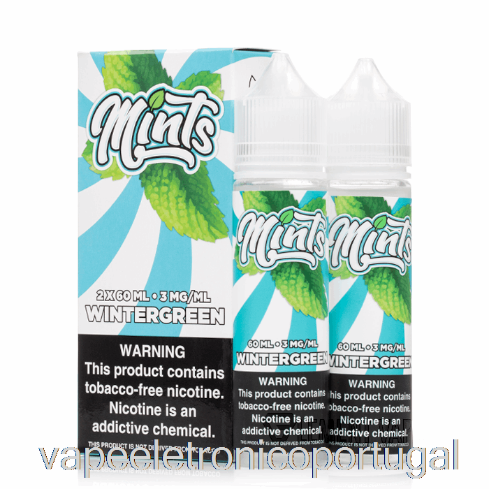 Vape Eletrônico Wintergreen - Mints Vape Co - 120ml 3mg
